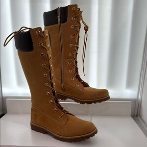 Timberland Women's Tan Leather Boots